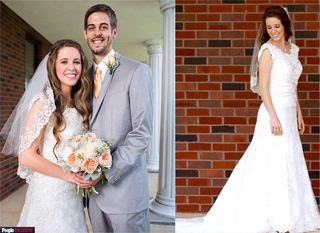Illustration for article titled Happy wedding day Jill Duggar & Derick Dillard! ETA: First pics!